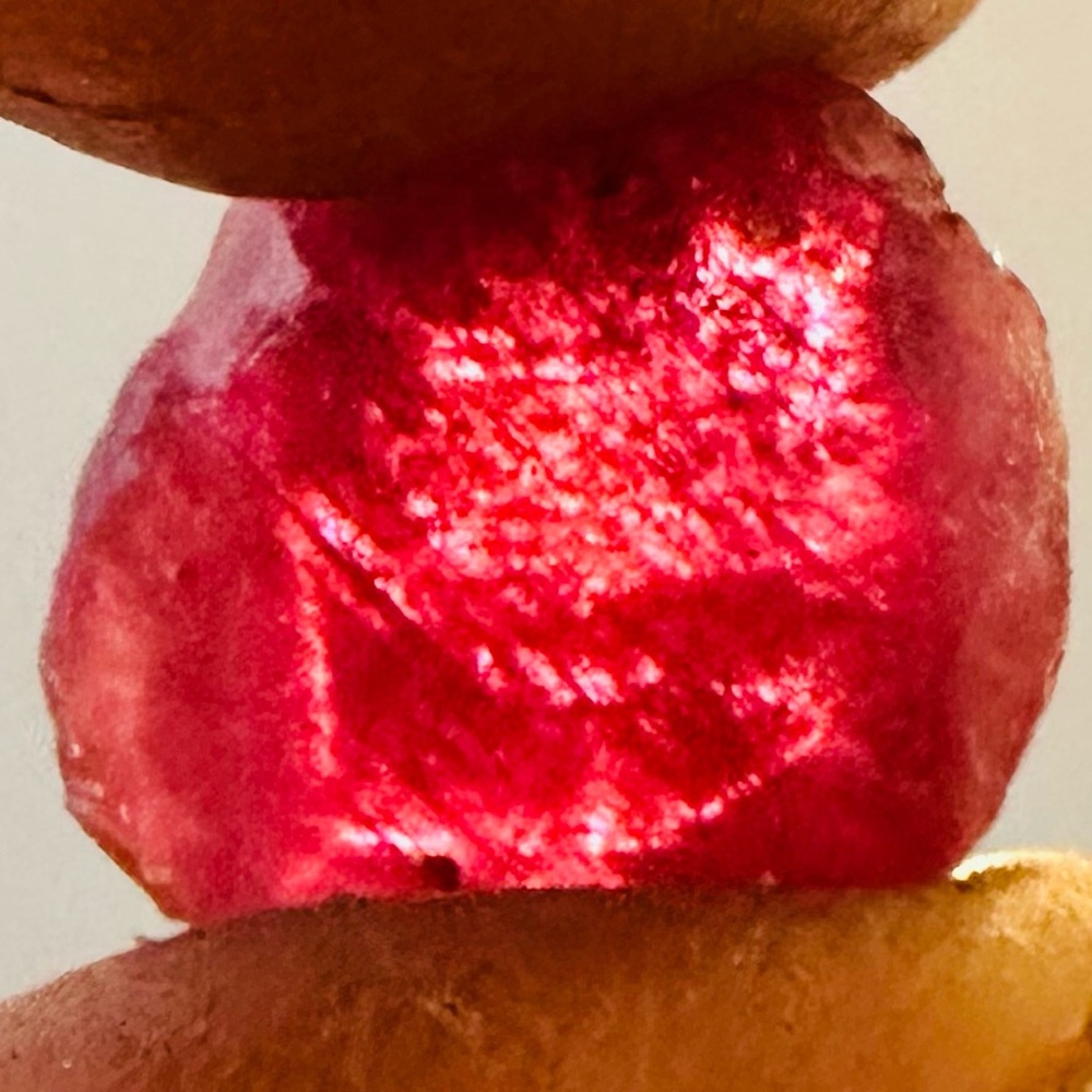 Polished natural RUBY
